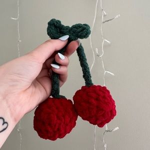 Crochet Cherries